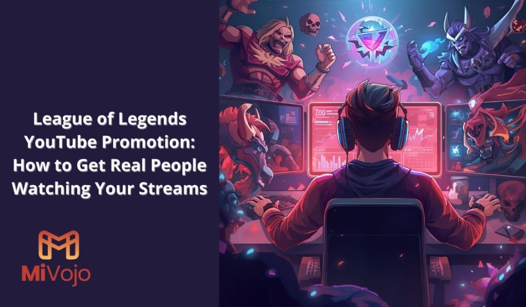 League of Legends YouTube Promotion: How to Get Real People Watching Your Streams